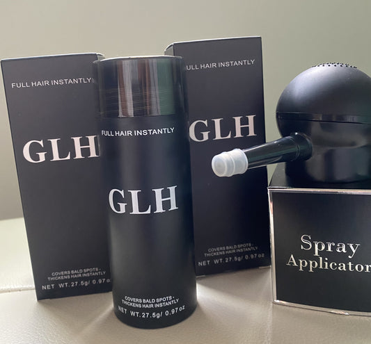 Bundle - 3 GLH Hair Building Fibers with Free Applicator